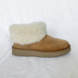 Ugg Fur Lined Mini Boot Size Women’s 6